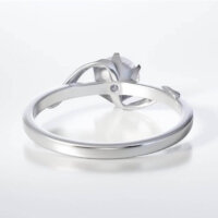 Δαχτυλίδι Μονόπετρο Diamond Jools Λευκόχρυσο 18Κ Brillant 0.30ct F VVS2 - dj006