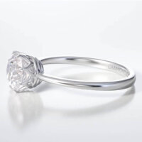 Μονόπετρο Δαχτυλίδι Diamond Jools Λευκόχρυσο 18 Καράτια & Διαμάντι Brillant F VS1 - dj021