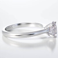 Μονόπετρο Δαχτυλίδι Diamond Jools Λευκόχρυσο Κ18 & Διαμάντι Brilliant F VS1 - dj016