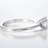 Μονόπετρο Δαχτυλίδι Diamond Jools Λευκόχρυσο 18 Καράτια με Διαμάντι Brillant G VS2 - dj011