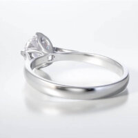 Μονόπετρο Δαχτυλίδι Diamond Jools Λευκόχρυσο 18 Καράτια με Διαμάντι Brillant F VS1 - dj022