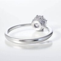 Μονόπετρο Δαχτυλίδι Diamond Jools Λευκόχρυσο 18 Καράτια & Διαμάντι Brilliant F VS1 - dj021