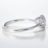 Μονόπετρο Δαχτυλίδι Diamond Jools Λευκόχρυσο Κ18 & Διαμάντι Brillant F VS1 - dj021