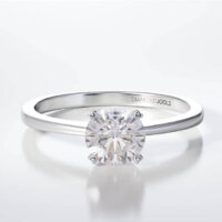 Μονόπετρο Δαχτυλίδι Diamond Jools Λευκόχρυσο 18 Καράτια & Διαμάντι Brilliant G VS1 - dj013