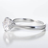 Μονόπετρο Δαχτυλίδι Diamond Jools Λευκόχρυσο 18Κ & Διαμάντι Brilliant F VS1 - dj022