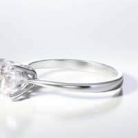 Μονόπετρο Δαχτυλίδι Diamond Jools Λευκόχρυσο 18 Καράτια & Διαμάντι Brilliant F VVS1 - dj014