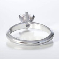 Μονόπετρο Δαχτυλίδι Diamond Jools Λευκόχρυσο 18Κ & Διαμάντι Brilliant F VS1 - dj024