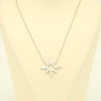 Ασημένιο Κολιέ Αστέρι - sn071