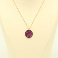 Κολιέ Χρυσό 9 Καράτια με Ζιργκόν - gn071