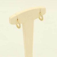 Ασημένια Σκουλαρίκια Επιχρυσωμένα με Ζιργκόν - se014