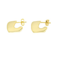 Ασημένια Σκουλαρίκια Επιχρυσωμένα - se017