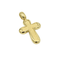 Χρυσός Σταυρός 14 Καράτια με Ζιργκόν - gs225018