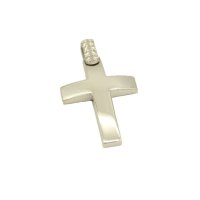 Σταυρός Βάπτισης Λευκόχρυσος 14Κ με Ζιρκόν - wgs833