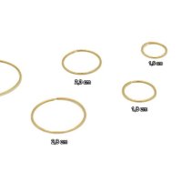 Χρυσοί Κρίκοι 14Κ σε 7 Μεγέθη - ge106