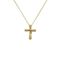 14Κ Χρυσός Μπουλ Σταυρός με Αλυσίδα - stg487k