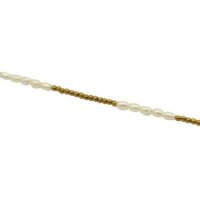 Βραχιόλι από Ασήμι Επιχρυσωμένο & Μαργαριτάρια - vpa554