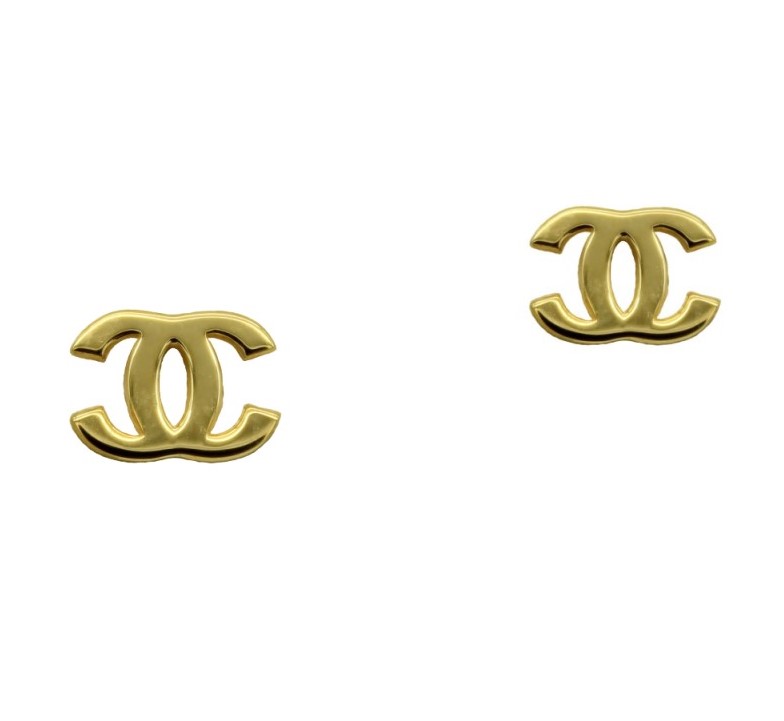 14K Gold Earrings Chanel design - gn156