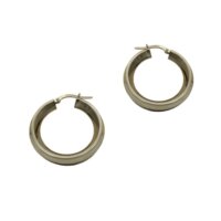 Λευκόχρυσοι Φαρδιοί Κρίκοι 14Κ - wge031