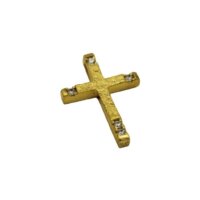 14Κ Χρυσός Σταυρός με Ζιρκόν - stg467