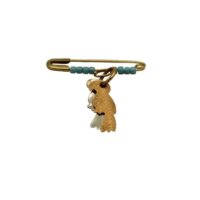 14Κ Λευκόχρυσο & Ροζ Χρυσό Παπαγαλάκι - gk127