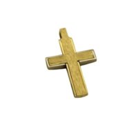 Δύο Όψεων Χρυσός & Λευκόχρυσος Σταυρός - gs778