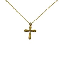 Χρυσός Σταυρός 14Κ & Ζιρκόν - stg478