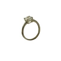 Μονόπετρο Ασημένιο Δαχτυλίδι με Ζιρκόν - sr739