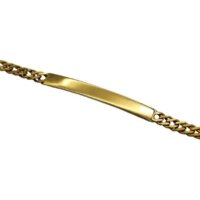 Βραχιόλι Ταυτότητα 14Κ Χρυσό - gb203