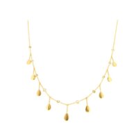 Χρυσό Ζιρκόν Κολιέ 14 Καράτια - gn7658