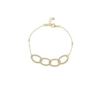 14Κ Χρυσό Βραχιόλι 4 Κρίκοι - gb139052