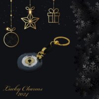 Επίχρυση Κλειδοθήκη Μάτι 2024 - lucky24_g57