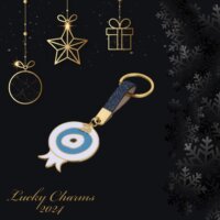 Επίχρυσο Μπρελόκ Ρόδι 2024 - lucky24_g55