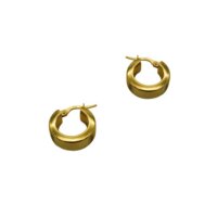 14Κ Χρυσά Φαρδιά Κρικάκια - ge0132