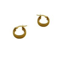 14Κ Χρυσά Μπουλ Κρικάκια - ge0149