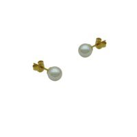 14Κ Χρυσά Σκουλαρίκια με Φυσικά Μαργαριτάρια - ge562