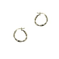 Ασημένια Στριφτά Κρικάκια - lu192