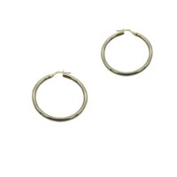 Κλασσικοί Ασημένιοι Κρίκοι - lu175