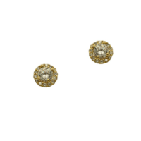 14Κ Χρυσά Σκουλαρίκια Ροζέτες - ge786