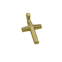 Δίχρωμος Ανδρικός Σταυρός Χρυσός & Λευκόχρυσος 14Κ - gs296223