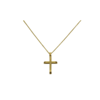 14Κ Χρυσός Σταυρός με 4 Ζιρκόν - gn1020