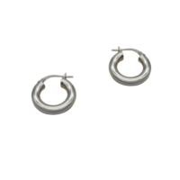 Ασημένια Μπουλ Κρικάκια - se349