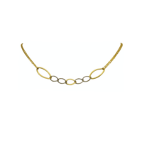 9Κ Χρυσό & Λευκόχρυσο Κολιέ - gn151294