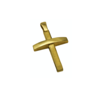 14Κ Χρυσός Ανδρικός Βαπτιστικός Σταυρός - gs145411