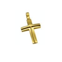 14Κ Χρυσός Αντρικός Σταυρός - gs135067