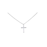 Ασημένιο Λεπτό Ανδρικό Σταυρουδάκι - sn2336