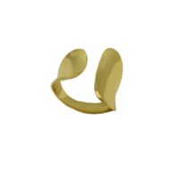 Επίχρυσο Ανοικτό Δαχτυλίδι από Ασήμι - sr1965