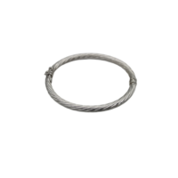 Μεγάλο στριφτό Βραχιόλι από Ασήμι - sb350