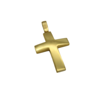 Κλασσικός Χρυσός Σταυρός 14Κ - gs129977