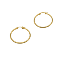 Λεπτοί Χρυσοί Κρίκοι 9Κ - ge584