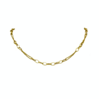 14Κ Χρυσό Κολιέ Διπλές Αλυσίδες - gn0073